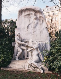 Monument till Frederic Chopin (1810-49) (marmor)